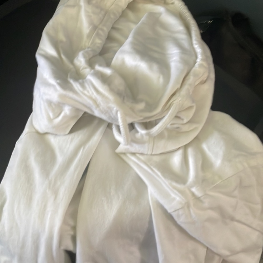 White hoodie